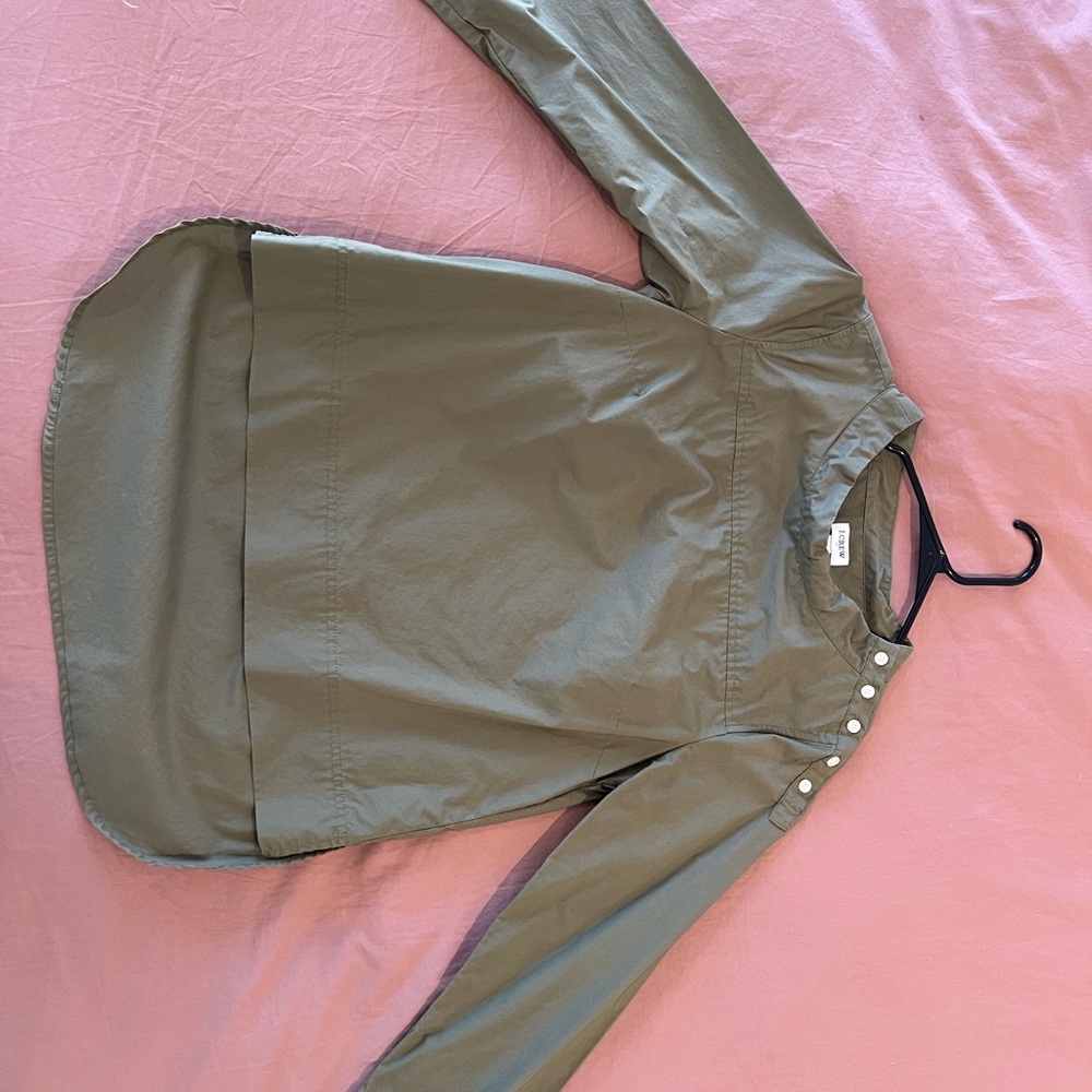 J. Crew Olive Green Women's Shirt